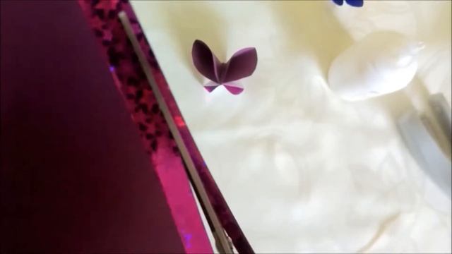 Бабочка из цветной бумаги смотреть онлайн