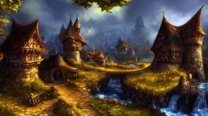 Medieval Fantasy Music for Writing - Nightstone Town ★803 | Beautiful, Study