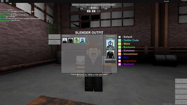 How to get the Orinthian Helmet | Stop it, Slender 2 | ROBLOX [CODE] смотреть онлайн