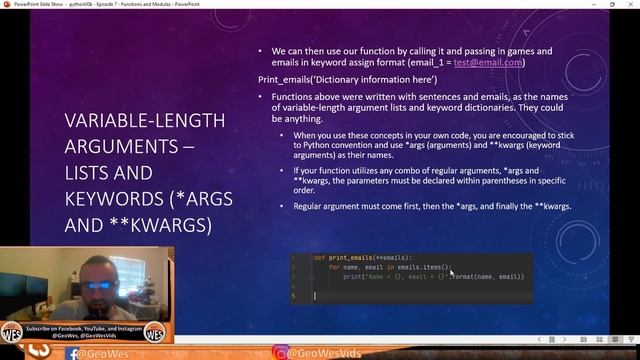 python00b: A Journey to learning Python - Episode 7 - Functions and Modules