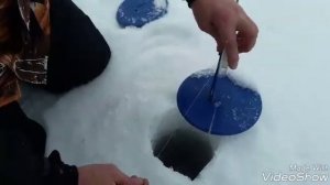 На зимней рыбалке Самарская обл. Владимировка