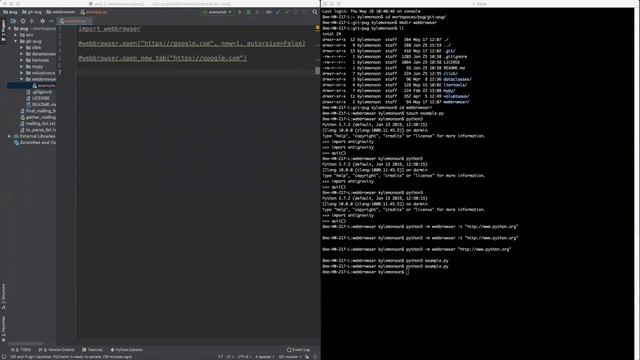 The Python webbrowser Library - May 17, 2019