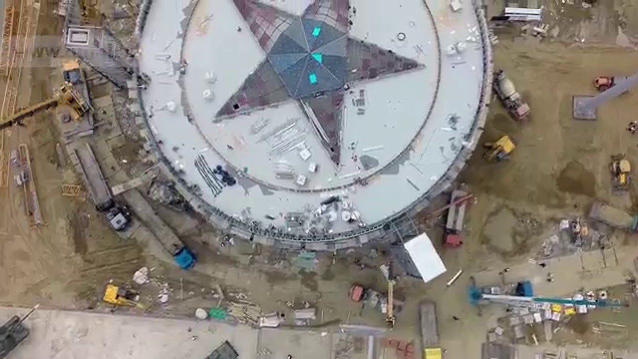 Аэросъемка парка "Патриот" в Кубинке