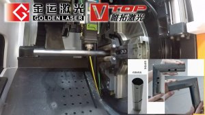 1200w Оптоволоконный лазерный станок P2060 режет Нерегулярные трубы