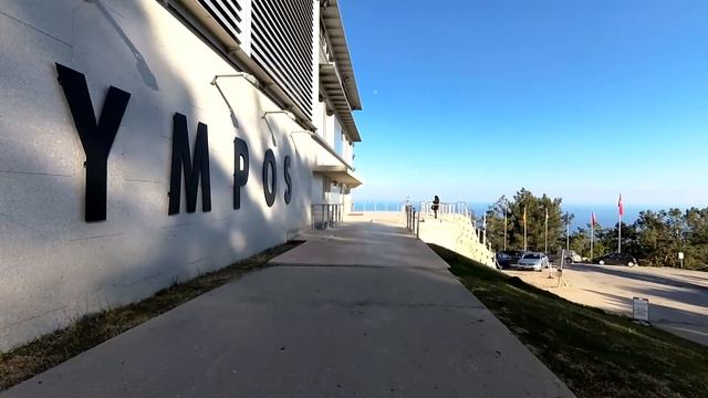 Гора Олимпос (Тахталы) - канатная дорога, поездка на машине, февраль 2018 смотреть онлайн