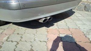Звук выхлопа w210 e430 с банкой AMG E55