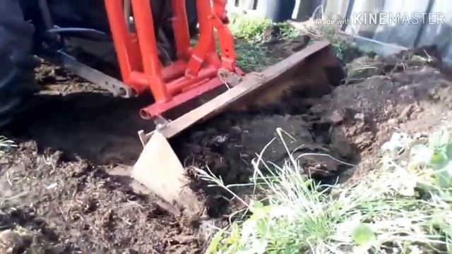Самодельный кун на навеску трактора Т - 40 смотреть онлайн
