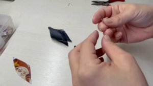 Серьги из искусственной кожи