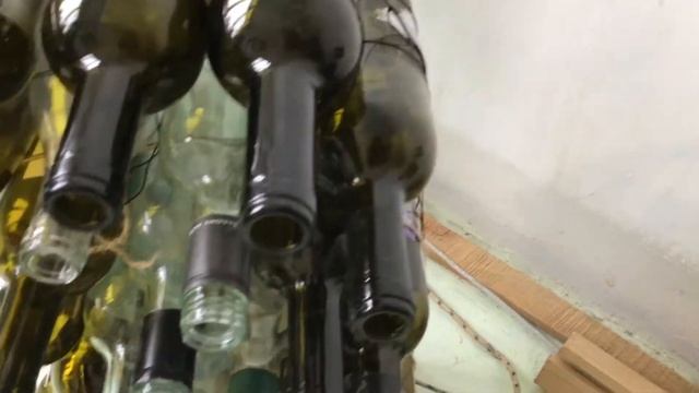 Идея из стеклянных бутылок - подставка быстро и просто смотреть онлайн