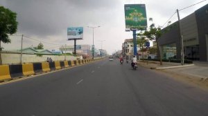 Phnom Penh Traffic from Techno Skyway to Phnom Penh International Airport