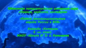 Подвиг Многонационального народа России в ВОВ. МАОУ «Школа № 3»