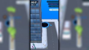 НОВАЯ ИО IO ИГРА НА АНДРОИД ПОЖИРАЕМ ВЕСЬ МИР ОБЗОР HOLE.IO VOODOO ANDROID GAMEPLAY