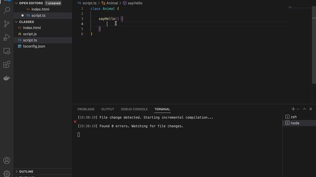 Typescript klases 2. daļa - Klases definēšana