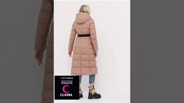 Женский зимний пуховик CLASNA CW20D755DW смотреть онлайн