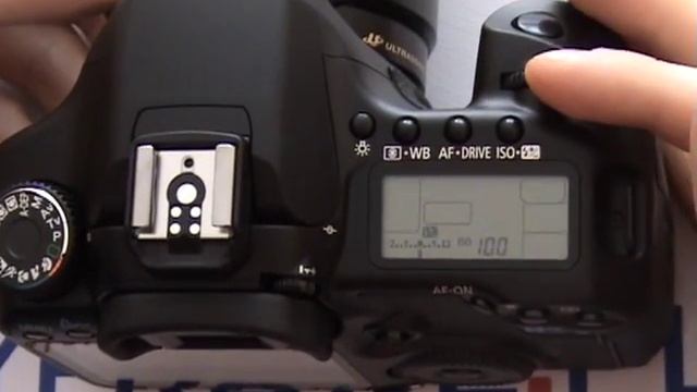 Canon Eos 40D - Przyciski na obudowie смотреть онлайн