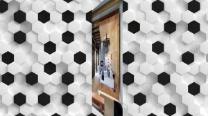 Ламинат на стене в интерьере