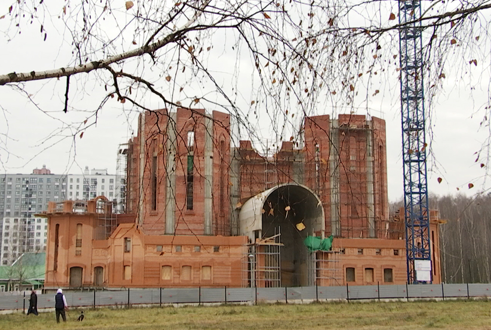 На юго-западе Москвы строят храм в честь Александра Невского / События на ТВЦ