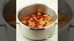 Капуста тушеная с мясом