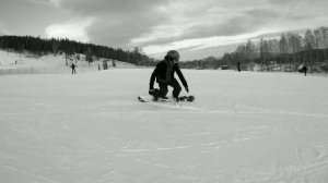 Dynamic Beinspielschwung (carved turns in the middle position) Динамичный байншпильшвунг