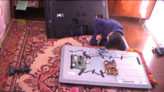 Ремонт телевизора LG часть2 смотреть онлайн