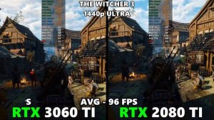 RTX 3060 TI VS RTX 2080 TI - TEST IN 12 GAMES 1440p