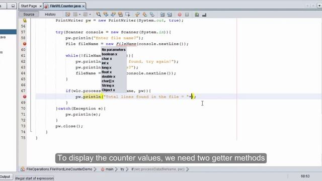 Java - Counting number of Characters, Words and Lines using the Java Scanner смотреть онлайн