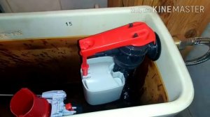 Универсальная сливная арматура WIRQUIN для бачка унитаза. Установка.