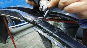 Сварка пластика при ремонте бампера
