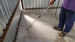 СТРОИМ НЕБОЛЬШОЙ АНГАР Ч 5 ПРОПИТЫВАЕМ БЕТОН