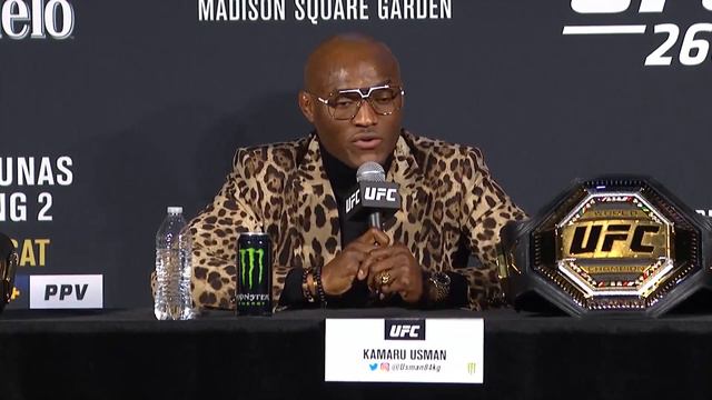 UFC 268:пресс конференция Камару Усман и Колби Ковингтон