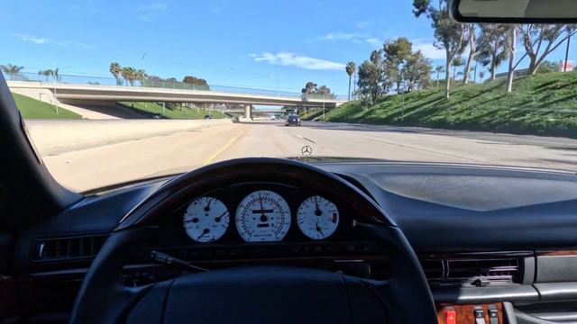 1990 Mercedes 560 SEL driving 2 смотреть онлайн