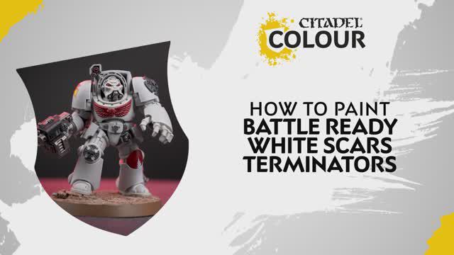 Warhammer 40000 How to Paint - Battle Ready White Scars Terminator