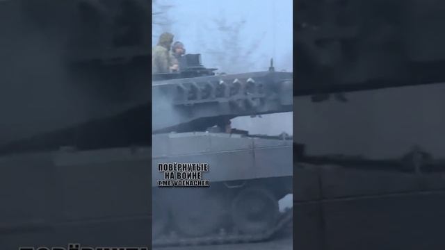 Немецкий Leopard 2A6 ВСУ в районе Авдеевки.