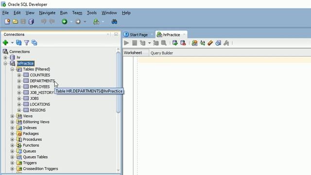 Running SQL statements in Oracle  SQL Developer