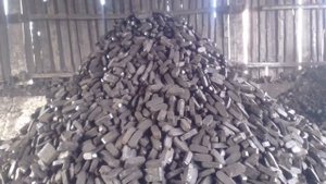 Торфяные брикеты.