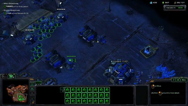 Starcraft 2: Mar Sara zero hour смотреть онлайн