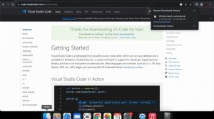 Download VS Code on MacBook