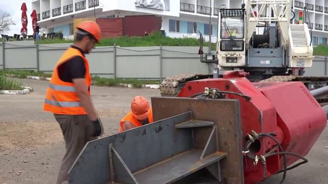 Врио губернатора Дмитрий Демешин проверил строительство набережной в Комсомольске