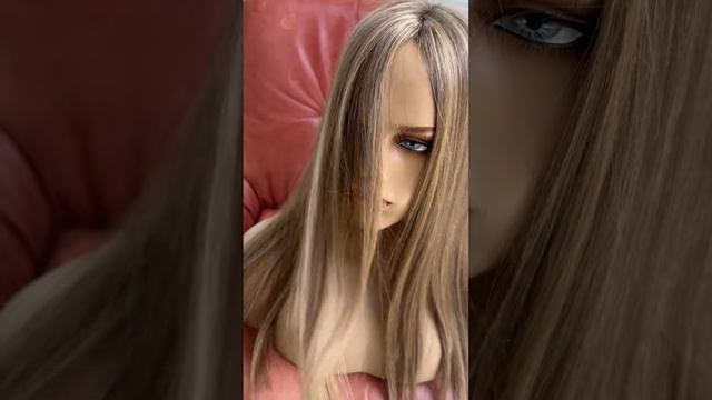 Женская накладка из натуральных волос Окрашивание натуральной накладки для волос Загущение волос