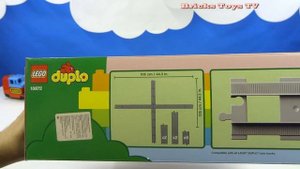 Строим из Lego Duplo, LEGO DUPLO 10882 Train Tracks рельсы, 10872 Train Bridge железнодорожный мост
