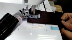 Испытания плоскошовной машины Brother CV3440