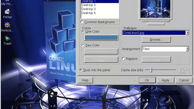 Corel Linux 1.2 with GUI running in Docker! смотреть онлайн