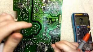 Замена подсветки на мониторе Optiquest Q22wb. Подключение LED драйвера в мониторе.