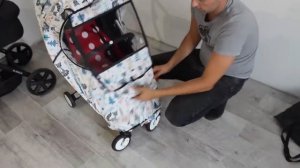 Дождевик на коляску Little Maks видео обзор