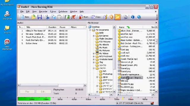 How to burn songs on CD's with Nero 7 Startsmart смотреть онлайн