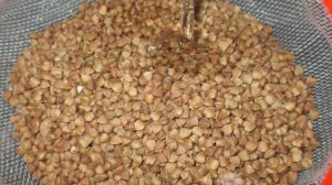 Гречка с мёдом и грецким орехом в Великий пост