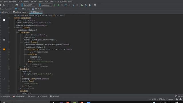 Foldable SideBar in Flutter | Flutter Tutorials | Flutter by Google | #Flutter | #CodeStudio