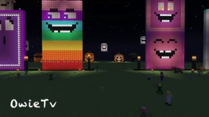 Counting by 87s Song Halloween Edition | Minecraft Numberblocks | Skip Counting Songs for Kids