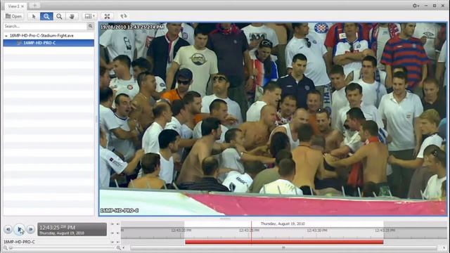 Stadium Fight Footage 16 MP Avigilon HD Pro Camera смотреть онлайн