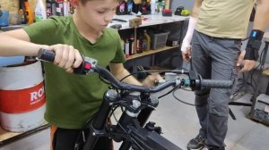 Эндуро мотоцикл для ребенка.